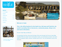 Tablet Screenshot of hayletown.co.uk